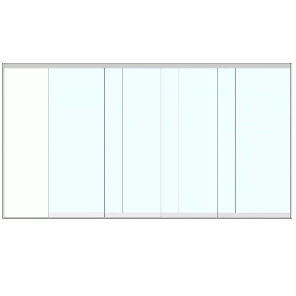 Alu Glasschiebewand