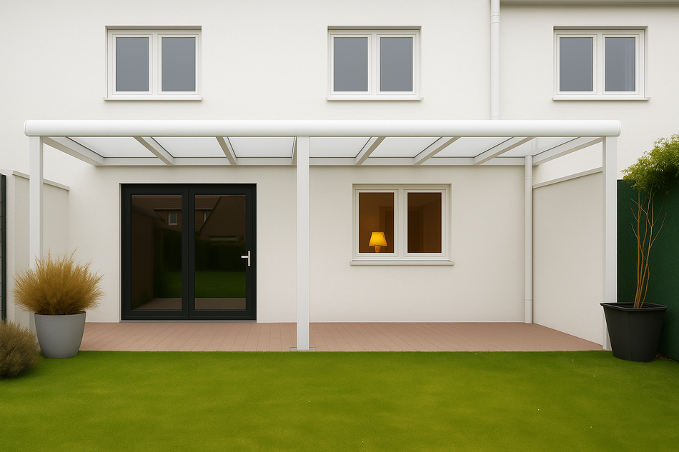 Terrassenüberdachung 1050 cm x 200 cm Polycarbonat