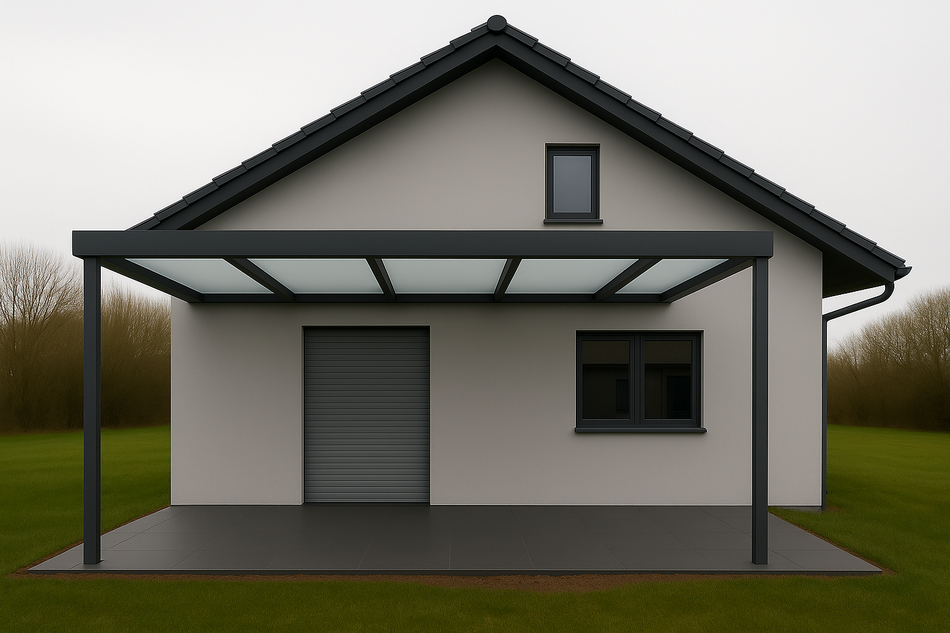 Terrassenüberdachung 500 cm x 350 cm