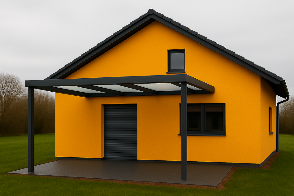 Terrassenüberdachung 500 cm x 400 cm