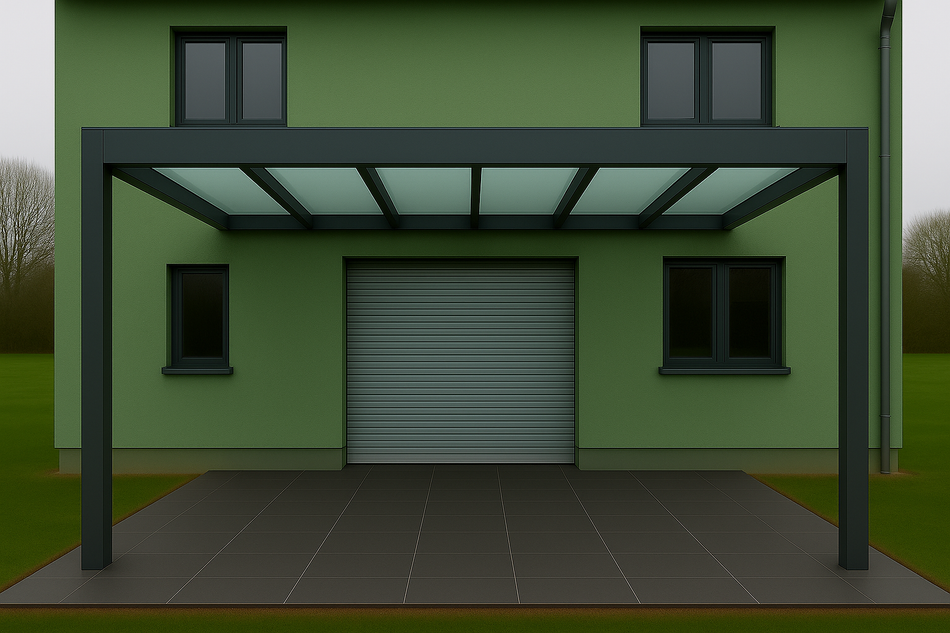 Terrassenüberdachung 550 cm x 300 cm
