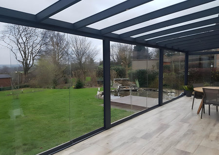 Alu Wintergarten Freistehend