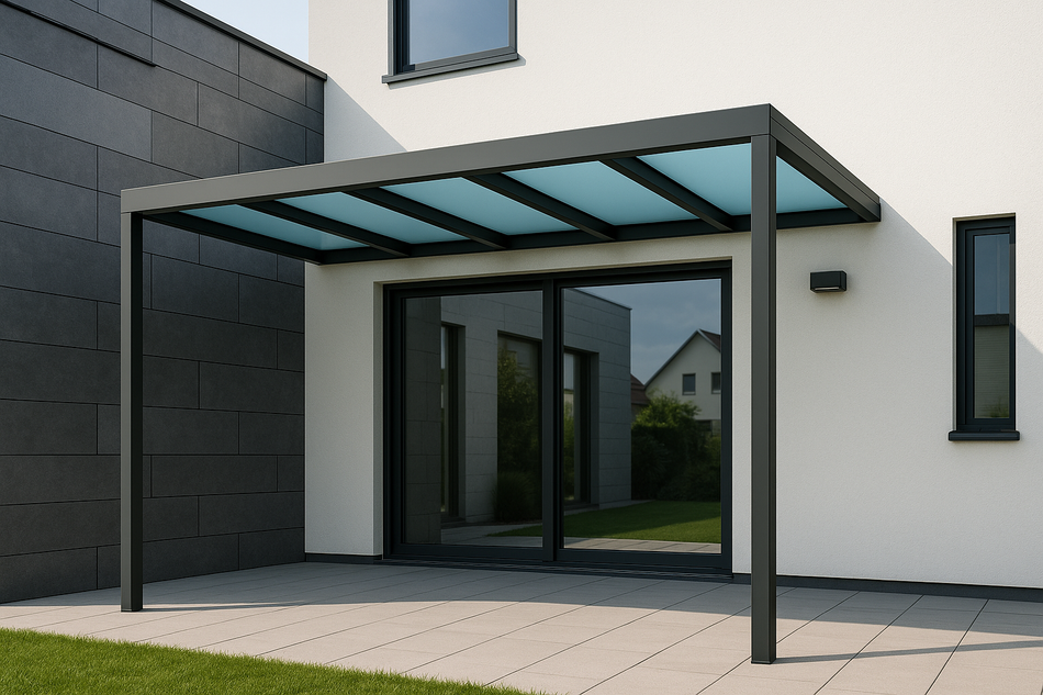 Terrassenüberdachung 500 cm x 250 cm